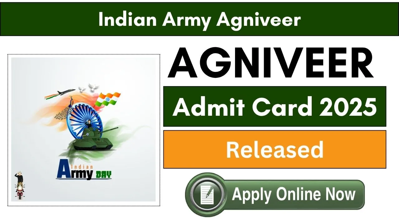 Indian Army Agniveer Admit Card 2025
