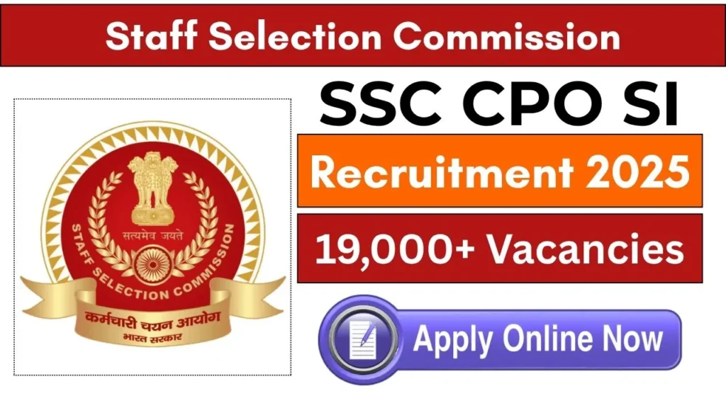 ssc-cpo-si-recruitment-2025